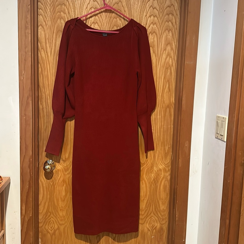 French Connection dress / burgundy